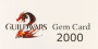 European Union: Guild Wars 2 Gems 2000 Game Card Gutscheine, Prepaid Guthaben Code